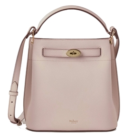 Mulberry Islington Bucket Blossom Pink Small Classic Grain